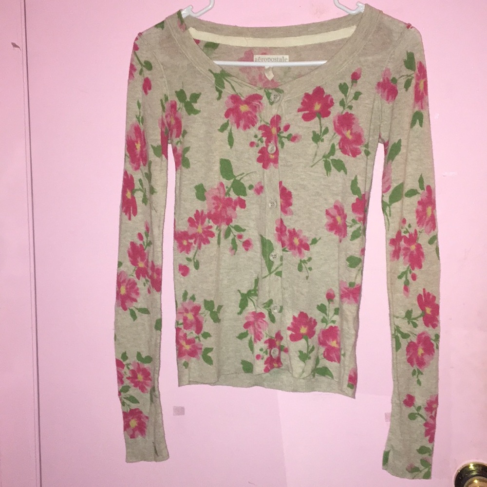 Floral cardigan